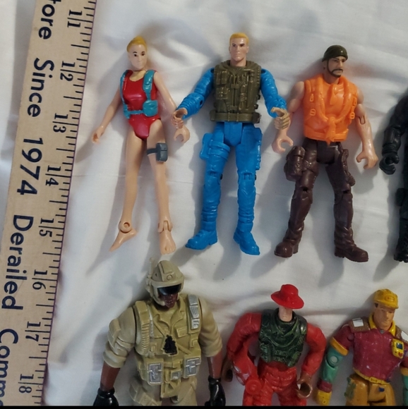 : 15 military scuba work force action military army forces figures 4" tall - Picture 4 of 6